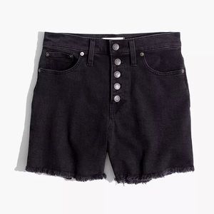 Madewell high rise denim boy shorts